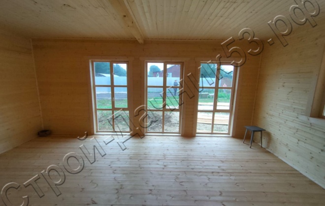 4 Каркасно-щитовой дом  Д-23, 9х9м, 81  М², Калужская область, Боровский район, СНТ «Свобода-66». (13)